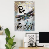 Wees het licht poster (Thuiskantoor)