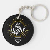 Wees het licht sleutelhanger (Achterkant)