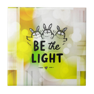 Wees het Licht Tegeltje