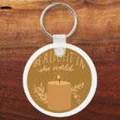 Wees het licht van de wereld sleutelhanger (Voorkant)