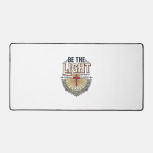 Wees Het Licht Vintage Christelijk T-Shirt Ontwerp Bureaumat