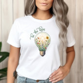 Wees het lichte bloemengeloof Boho Positivity Quot T-shirt