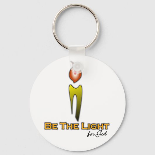 Wees het lichte Sleutelhanger (Voorkant)