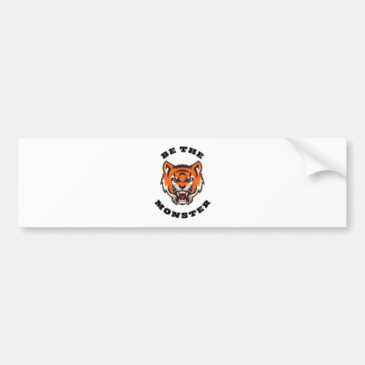 WEES HET MONSTER BUMPERSTICKER (Voorkant)