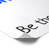 Wees het Poster Zonnebloem (Hoek)