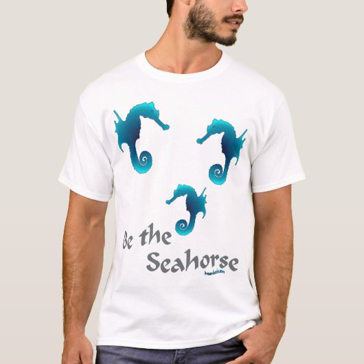 Wees het Seahorse T-shirt (Voorkant)