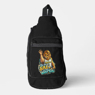 Wees het zout der aarde sling bag