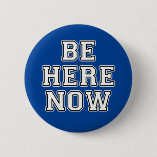 Wees hier nu ronde button 5,7 cm