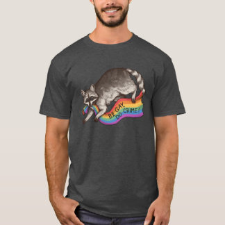 WEES HOMO DOE MISDAAD Regenboog Vlag Pride Vlag St T-shirt