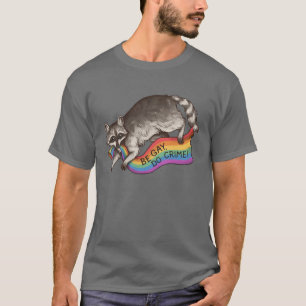 WEES HOMO DOE MISDAAD Regenboog Vlag Pride Vlag St T-shirt