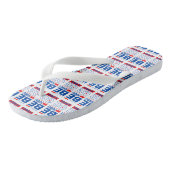 Wees Humble of wees Humble White Unisex Teenslippers (Schuin)