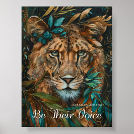 Wees hun stem met woorden Afdrukken & Downloadbaar Poster