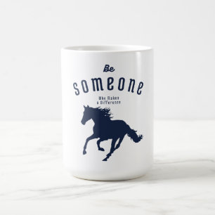 Wees iemand die het verschil maakt in het ontwerpe koffiemok
