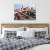 Wees iemand in Houston, Texas Canvas Afdruk (Insitu (Slaapkamer))