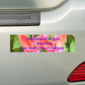 Wees imitators van God Bumpersticker (Op auto)