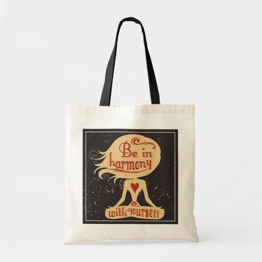 Wees in harmonie met jezelf 2 tote bag (Voorkant)