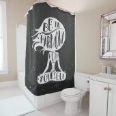 Wees in harmonie met jezelf douchegordijn (In situ)