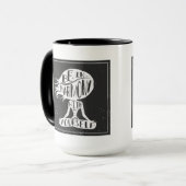 Wees in harmonie met jezelf mok (Voorkant links)