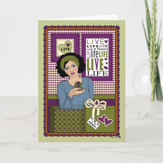 Wees in het Cadeau_A_Greeting Kaart (Voorkant)