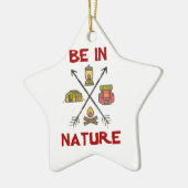 Wees in Natuur Keramisch Ornament (Links)