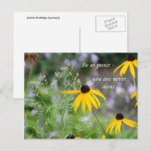 Wees in vrede briefkaart (Voorkant / Achterkant)