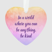 Wees inspirerend prijsroze ornament (achterkant)