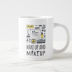 Wees je aardig Wakker worden en make-up Extra Grote Beker