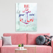Wees je eigen ankercanvasprint canvas afdruk (Insitu (Woonkamer))