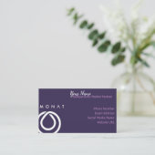 Wees je eigen baas 2 visitekaartje (Staand voorkant)