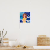 Wees je eigen held - Inspirerende kunstdruk Poster (Keuken)