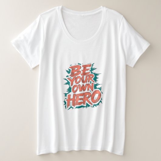 Wees je eigen held T-shirt ontwerp (Design voorkant)