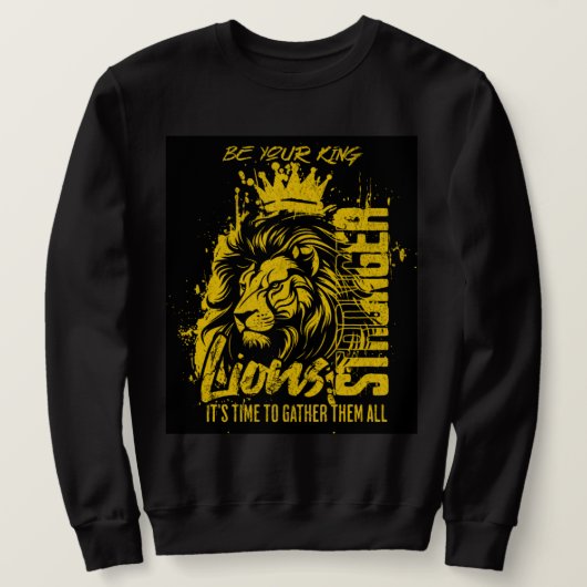 WEES JE EIGEN KONING TRUI (Design voorkant)