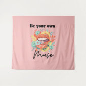Wees je eigen muze, Self-Love Quote Wandkleed (Voorkant (horizontaal))