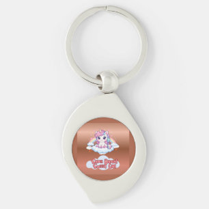 Wees Je Eigen Regenboog Knuffel Eenhoorn  Sleutelhanger