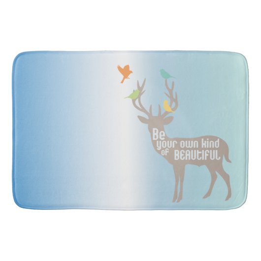 Wees je eigen soort mooi badmat (Voorkant)