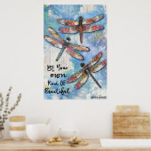 Wees je eigen soort mooi poster (Keuken)