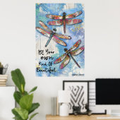 Wees je eigen soort mooi poster (Thuiskantoor)