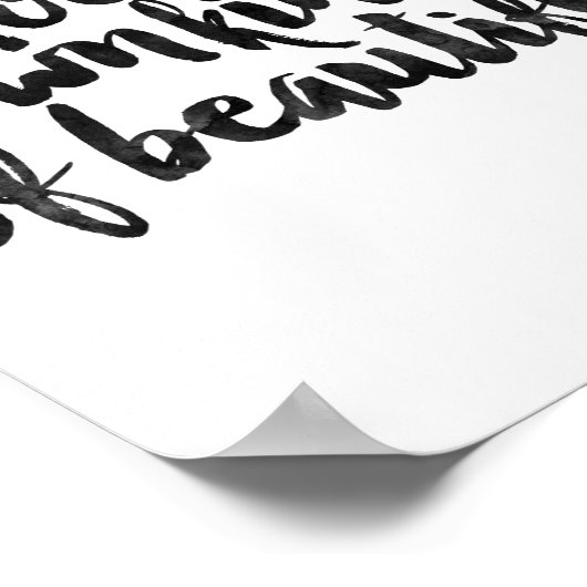 Wees je eigen soort mooi poster (Hoek)