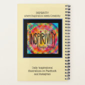 Wees je eigen soort mooie inspirerende citaat planner (Achterkant)