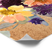 Wees je gids, herfstflorale mix poster (Hoek)