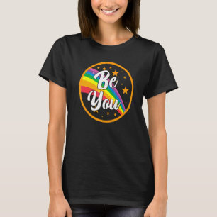 Wees je Rainbow Pride Kindness Gay Community Inspi T-shirt