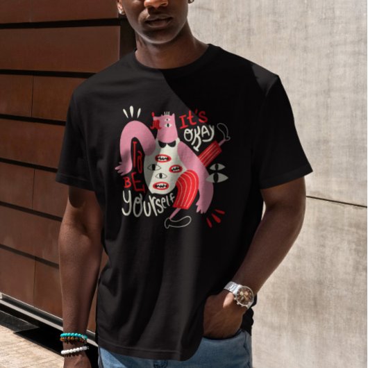 Wees jezelf Abstract T-shirt