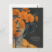 Wees jezelf als artistiek Briefkaart (Voorkant / Achterkant)