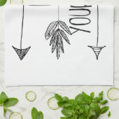 Wees jezelf als pijlen theedoek (Gevouwen)