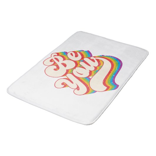 Wees jezelf! Badmat (Gekanteld)