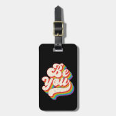 Wees jezelf! Bagage label (Voorkant verticaal)