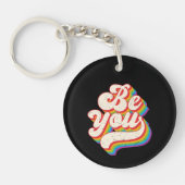Wees jezelf! Button Sleutelhanger (Voorkant)
