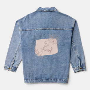 Wees jezelf denim jacket