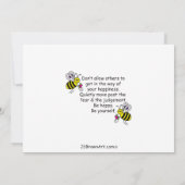 Wees jezelf_Flat Card 7"x5" (Achterkant)