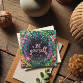 Wees jezelf.  Floral stimuleert me inspiratie